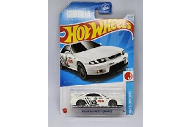 Nissan Skyline GT-R BCNR33 Godzilla #96 * White * 2024 Hot Wheels HW J-Imports