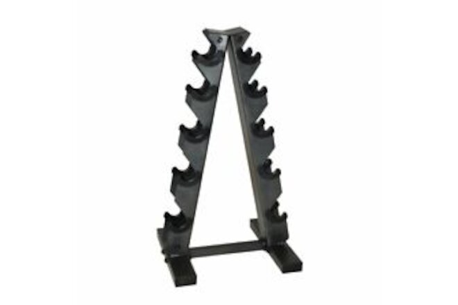 A-Frame Dumbbell Rack, Black (Store 5 Pairs)