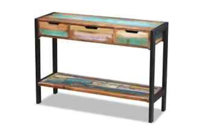Sideboard with Drawer Console Table Cabinet with Shelf Solid Wood Mango vidaXL
