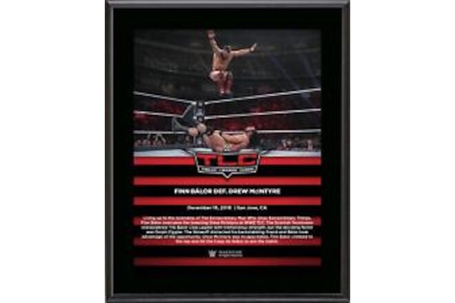 Finn Blor World Wrestling Entertainment 10.5" x 13" 2018 TLC Sublimated Plaque