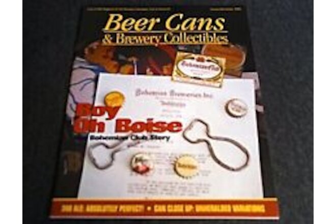Beer History Book - Bohemian Brewery, Boise Idaho, Very Rare Old Beer Can Finds
