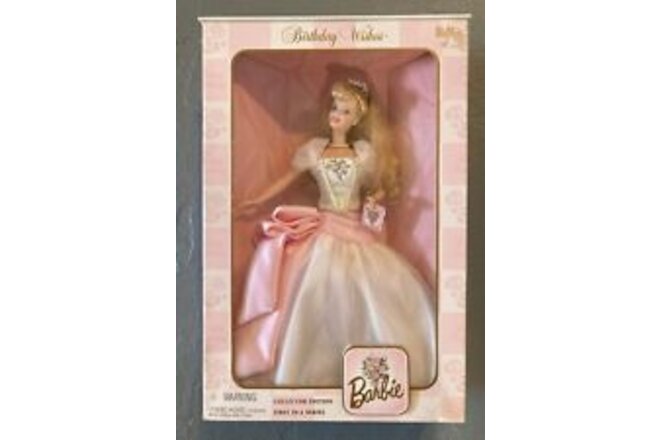 1998 Birthday Wishes Barbie Doll First in a Series Collector Edition NEW