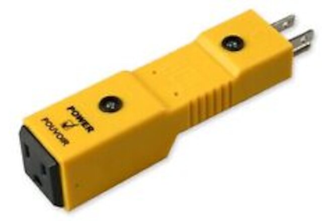 PC10US Power Supply Indicator, Automatic Block Heater Tester, Yellow
