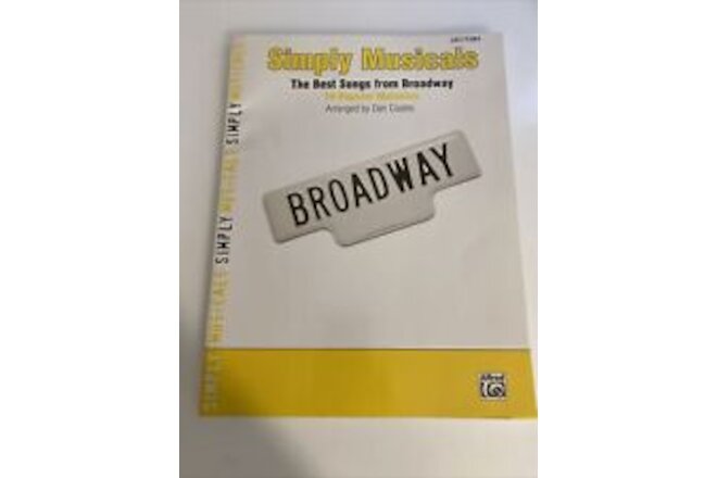 Simply Musicals: 18 Popular Melodies Sheet Music Songbook abr