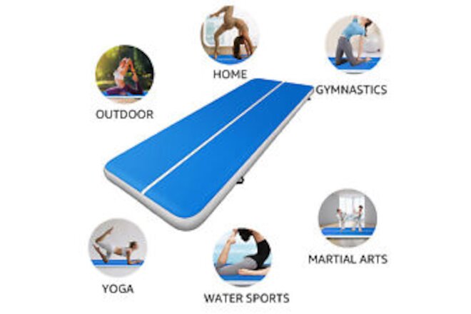 6.6x16.4FT AIRTRACK TUMBLING MAT GYMNASTICS EXERCISE AIR TRACK 34.84FT³