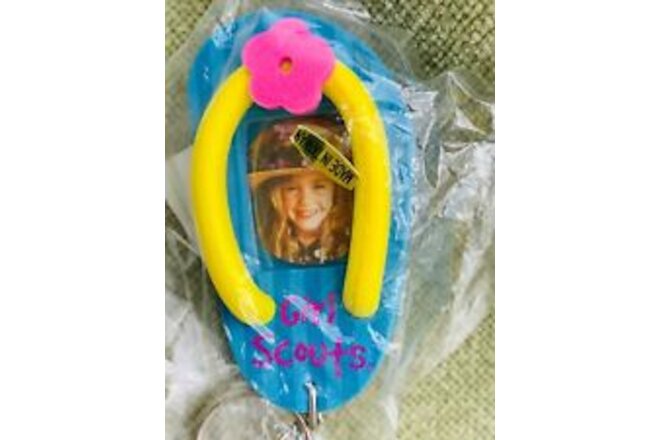 Sandal Picture Girl Scout Keychain Early 2000s NIP