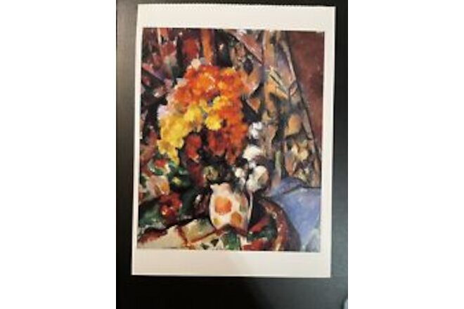 POSTCARD UNPOSTED- PAUL CEZANNE (1839-1906)- PITCHER OF FLOWERS, 1896-98