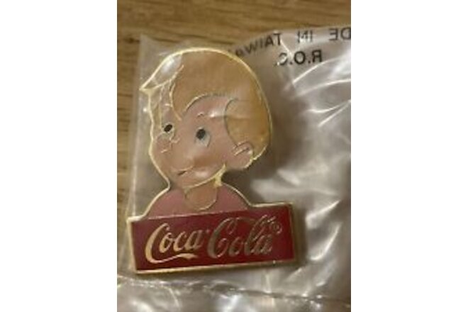 Michael Darling Disney Coca Cola Lapel Pin Pinback Button Peter Pan Vintage