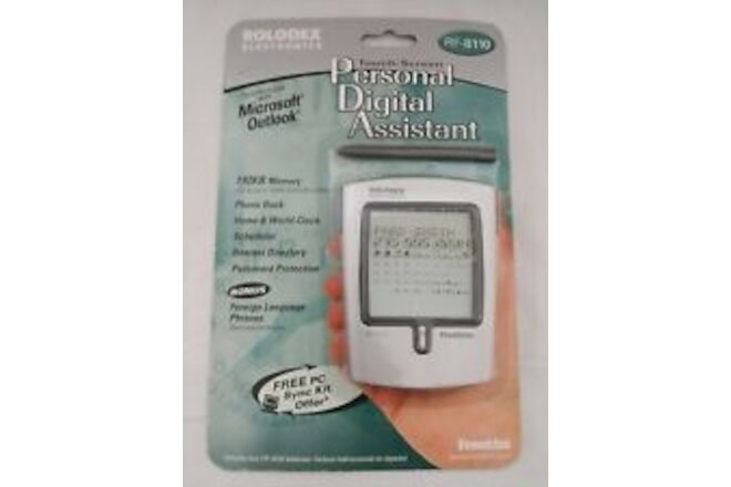 Rolodex Electronics Touch Screen RF-8110 Personal Digital Assistant