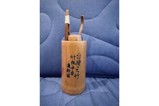 Chinese Kungfu Tea Set Natural Bamboo Tea Tools Tea Scoop Spoon Tongs