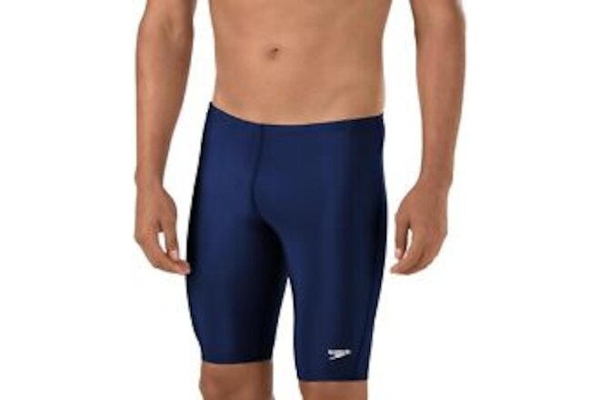 Speedo Men's Swimsuit Jammer Prolt Swim trunks, Solid Speedo Navy, Size 26