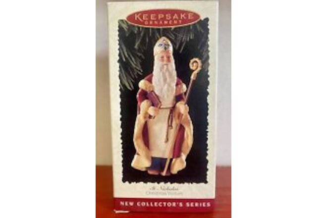 1995 Hallmark Keepsake Ornament St Nicholas Series #1 Christmas Visitors