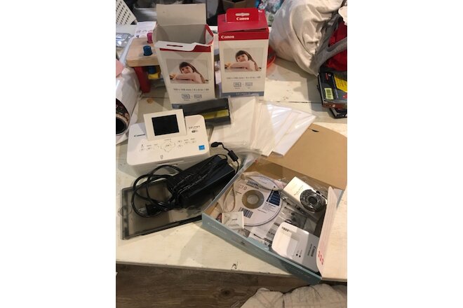 Canon powershot bundle(sd770 IS, cp-190 printer, photo paper and ink!!!!)
