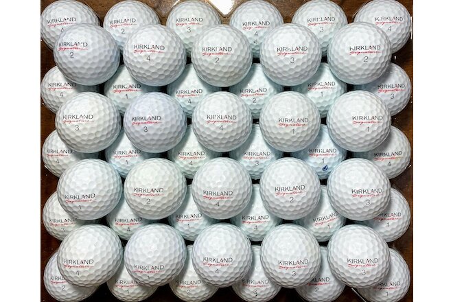 Kirkland Golf Balls-Lot of 50-AAAA/AAAAA High Grade, White