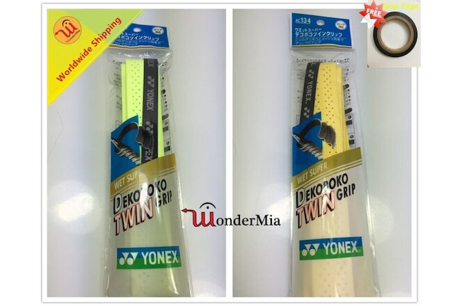 5pcs YONEX Anti slip Absorbent Tennis Badminton Grip Foam +Tape AC134 (2 COLOR)