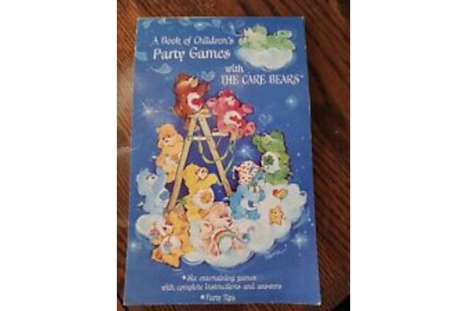1984 Never Used Care Bears Party Game Book