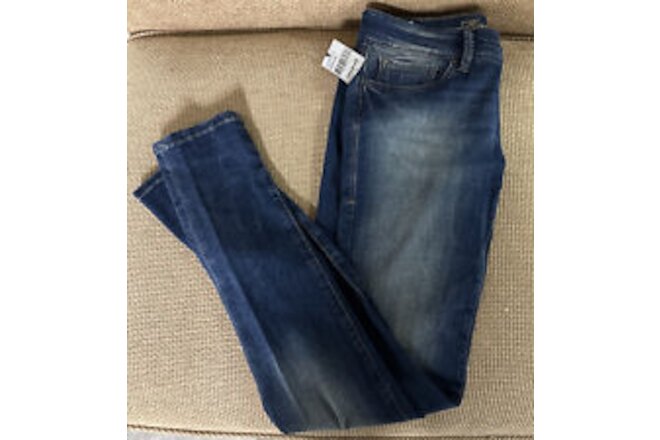 Mavi Serena Low Rise Super Skinny Medium Faded Wash Denim Jeans Womens 27x33