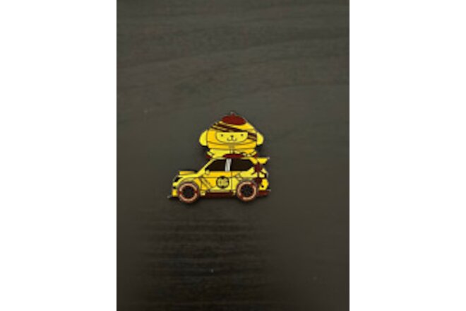 Loungefly Sanrio Hello Kitty and Friends Pompompurin Race Car Enamel Pin