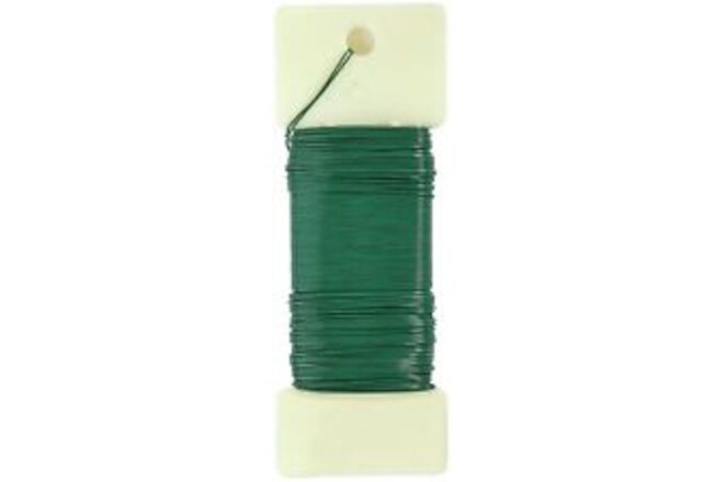 20 Pack FloraCraft 22 Gauge Floral Wire 0.25 Lb Paddle-Green RS3125
