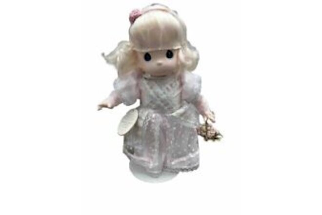 Precious Moments Janelle Doll With Basket 1997 1st Edition with Hang Tags 12"