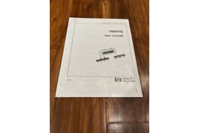 HP 16047D Test Fixture ~ Operating Note ~ 16047-90300 ~ Sealed