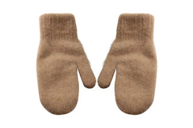 1 Pair Women Mittens Cute Keep Warm Windproof Winter Adults Gloves Non-shrink