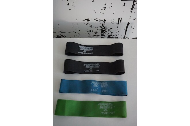 PERFORM BETTER exercise resistance mini band loops | lot of 4 | MSRP $14