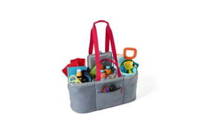 Coleman NOW 16-Can Soft Cooler Tote, Gray and Pink