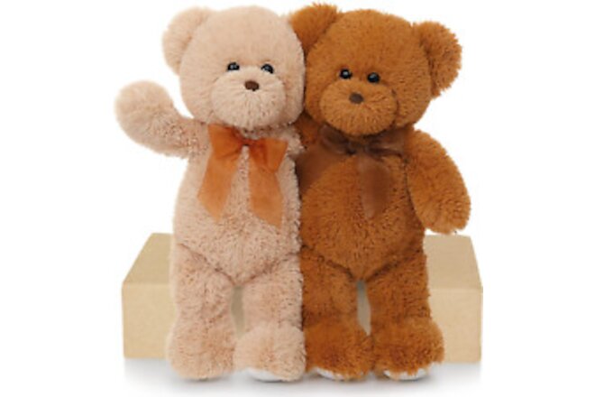 Teddy Bear Stuffed Animal 18 Inches Teddy Bears,2 Pack Twin Bear Plush Toy Baby