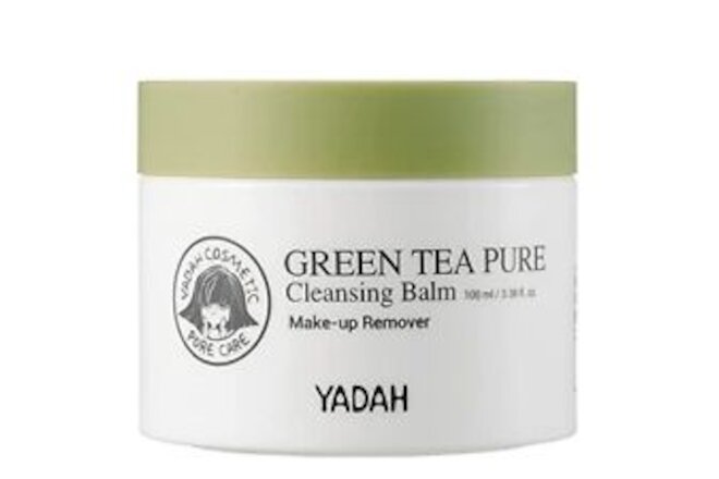 Cleansing Balm Makeup Remover 3.4 Fl Oz - Green Tea Face Wash for Sensitive S...