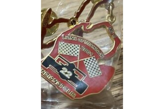 Lions Club Pins Michigan 2001 DANGLER Indianapolis New MD 10 MD 11
