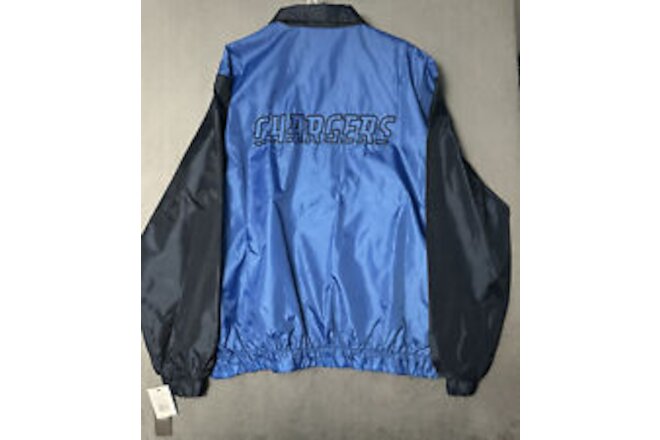 San Diego Chargers NFL Football Track Jacket Fleece Zip Sport Windbreaker XL NWT