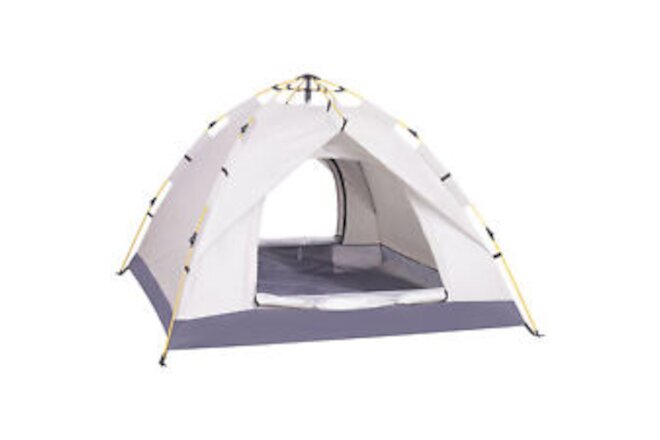 Outdoor Camping Tent 2-3 Persons Quick Open Rainfly Waterproof Emergency Tent