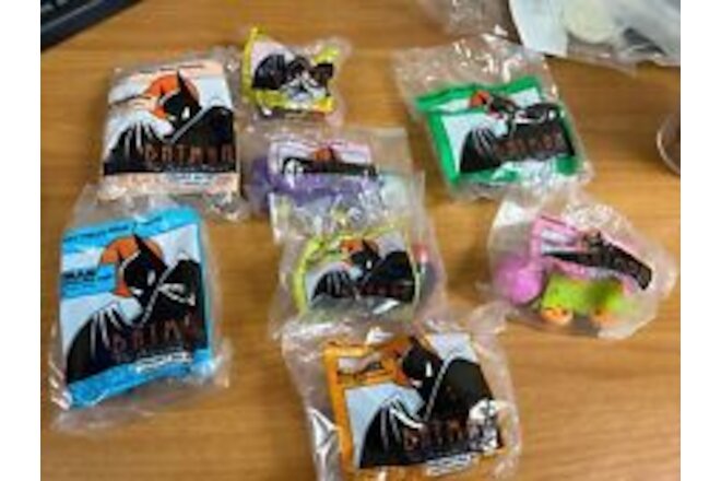 McDonald's Happy Meal Toys BATMAN 1993 Set of 8 Sealed Packaging NEW!