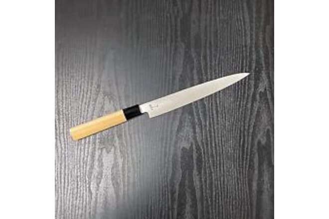 Traditional Japanese Lefty Yanagiba Sashimi Sushi Knife Stainless Steel Blade
