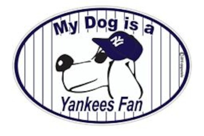 Baseball Opening Day Sale 3 NY Yankees Dog Car Refrigerator Magnets $5.00 Each