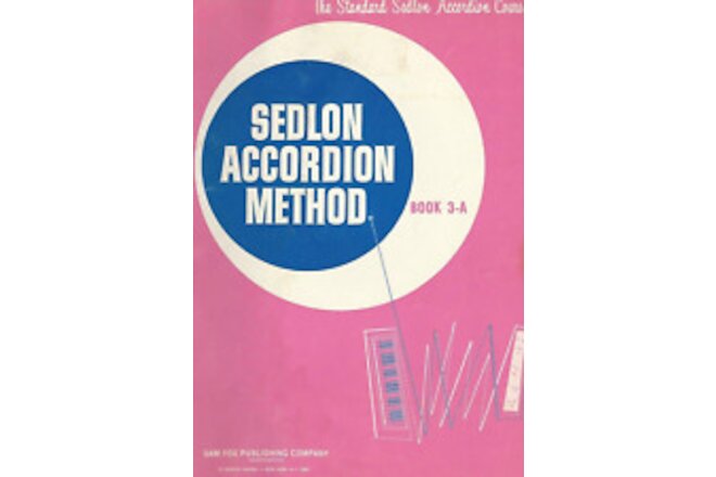 THE STANDARD SEDLON ACCORDION COURSE SEDLON ACCORDION METHOD BOOK 3-A BRAND NEW