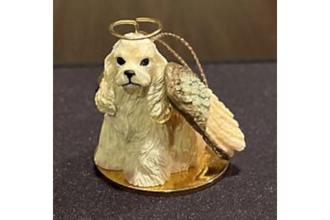 Tiny Ones Blonde Cocker Spaniel Conversation Concepts Angel Dog Ornament