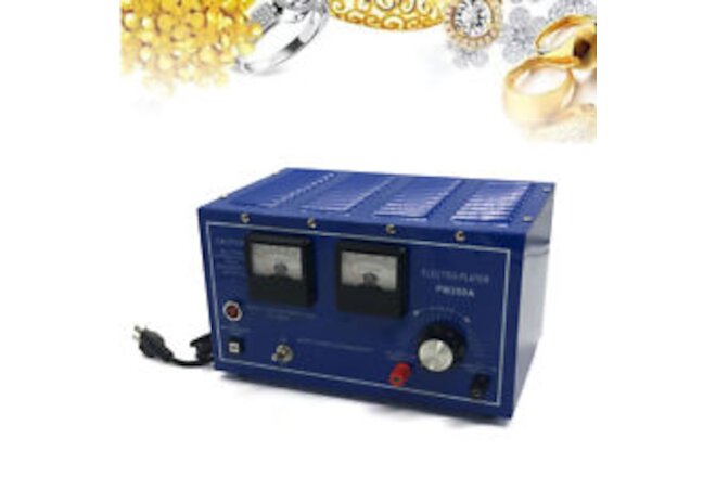 Platinum Silver Gold Plating Machine Jewelry Plater Electroplating Rectifier New