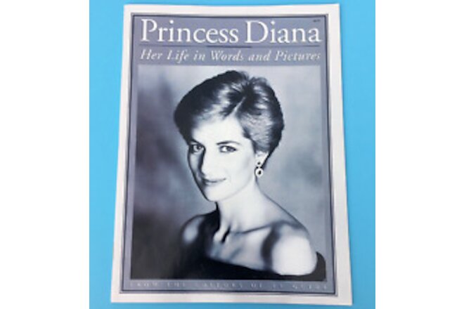 TV Guide Magazine Princess Diana Life in Words Pictures 1997 Royal Family Vtg