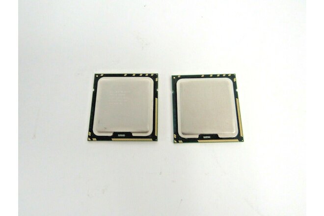 Intel Lot of 2 SLBF3 Xeon X5570 Quad-Core 2.93GHz 6.40GT/s QPI 8MB L3 Cache  A-9