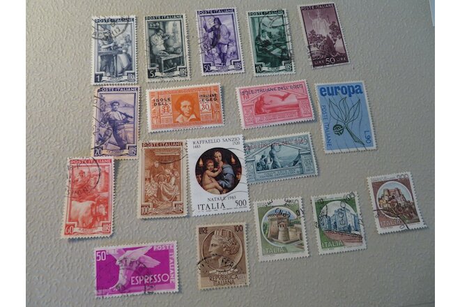 Used Italy Postage Stamps #160