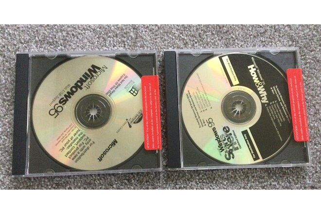 Microsoft Windows 95 + Start Here Updated Edition CD-Rom sealed