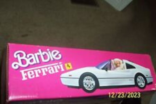 BARBIE 1988 FERRAIE CAR NEW IN BOX NEVER OPENED