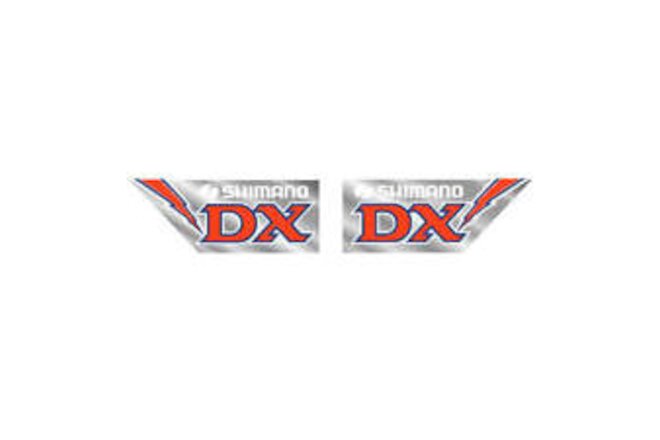 Shimano - DX Components - Chrome decal set- old school bmx