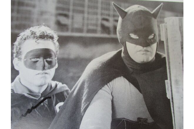 Batman & Robin Serial Johnny Duncan (Robin) Vintage Signed Porky Our Gang