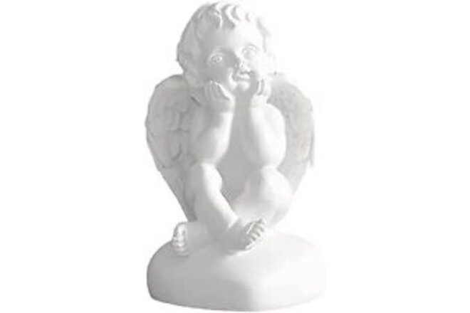 Angel Statue Cherub Wings Angel Figurine Angel Sculpture Garden Desktop Decor...