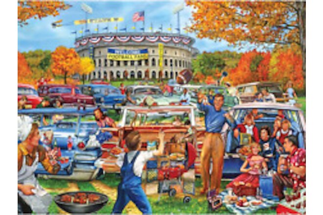Back to the past 1000PC PC Jigsaw Puzzle - Tailgating Fun