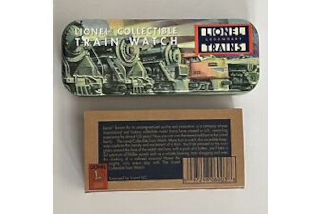 Lionel Legendary Trains Collectible Train Watch  | New In Tin Box!