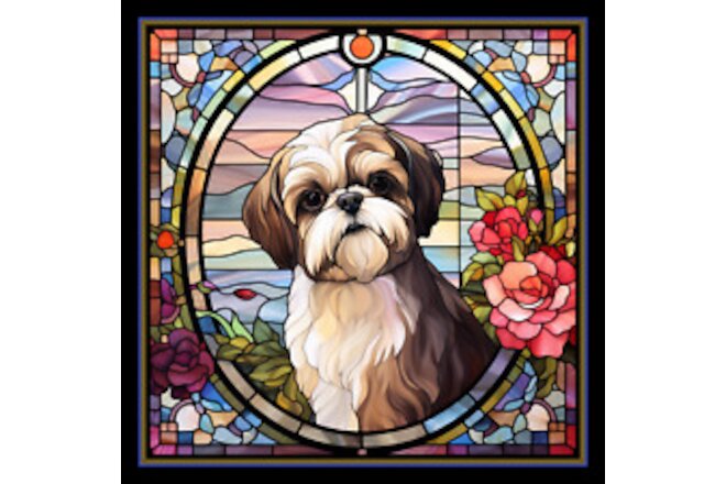 Shiuh Tzu Dog Large Refrigerator Magnet